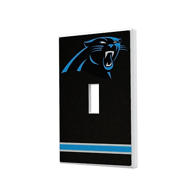 Carolina Panthers Stripe Single Toggle Light Switch Plate