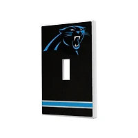 Carolina Panthers Stripe Single Toggle Light Switch Plate