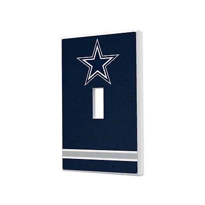 Dallas Cowboys Stripe Single Toggle Light Switch Plate