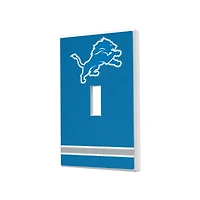 Detroit Lions Stripe Single Toggle Light Switch Plate