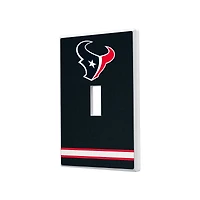 Houston Texans Stripe Single Toggle Light Switch Plate
