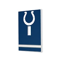 Indianapolis Colts Stripe Single Toggle Light Switch Plate