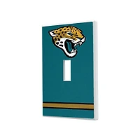 Jacksonville Jaguars Stripe Single Toggle Light Switch Plate