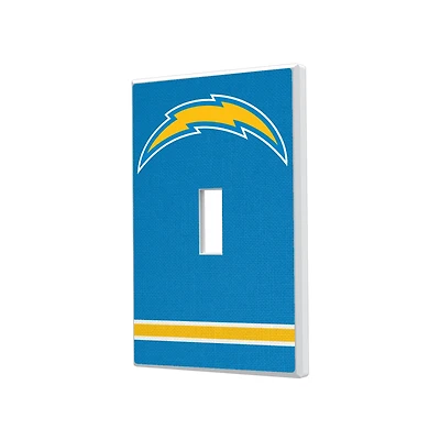 Los Angeles Chargers Stripe Single Toggle Light Switch Plate