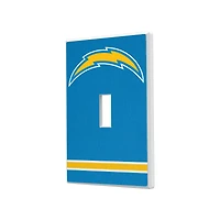 Los Angeles Chargers Stripe Single Toggle Light Switch Plate