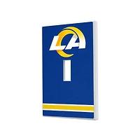 Los Angeles Rams Stripe Single Toggle Light Switch Plate