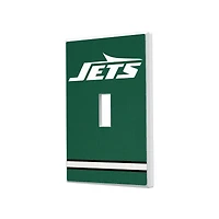 New York Jets Stripe Single Toggle Light Switch Plate