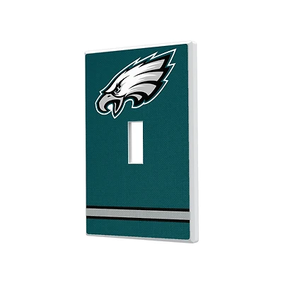 Philadelphia Eagles Stripe Single Toggle Light Switch Plate