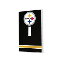 Pittsburgh Steelers Stripe Single Toggle Light Switch Plate