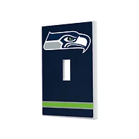 Seattle Seahawks Stripe Single Toggle Light Switch Plate