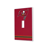 Tampa Bay Buccaneers Stripe Single Toggle Light Switch Plate