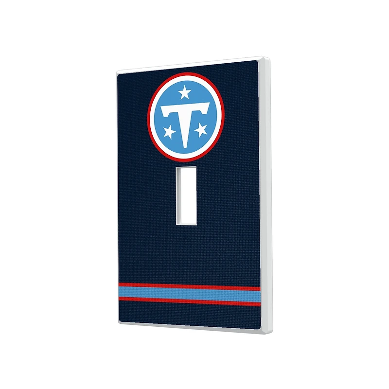 Tennessee Titans Stripe Single Toggle Light Switch Plate