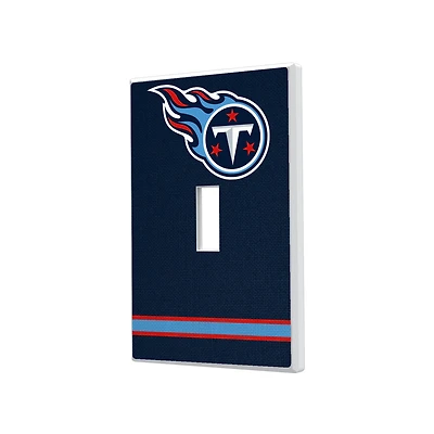 Tennessee Titans Stripe Single Toggle Light Switch Plate