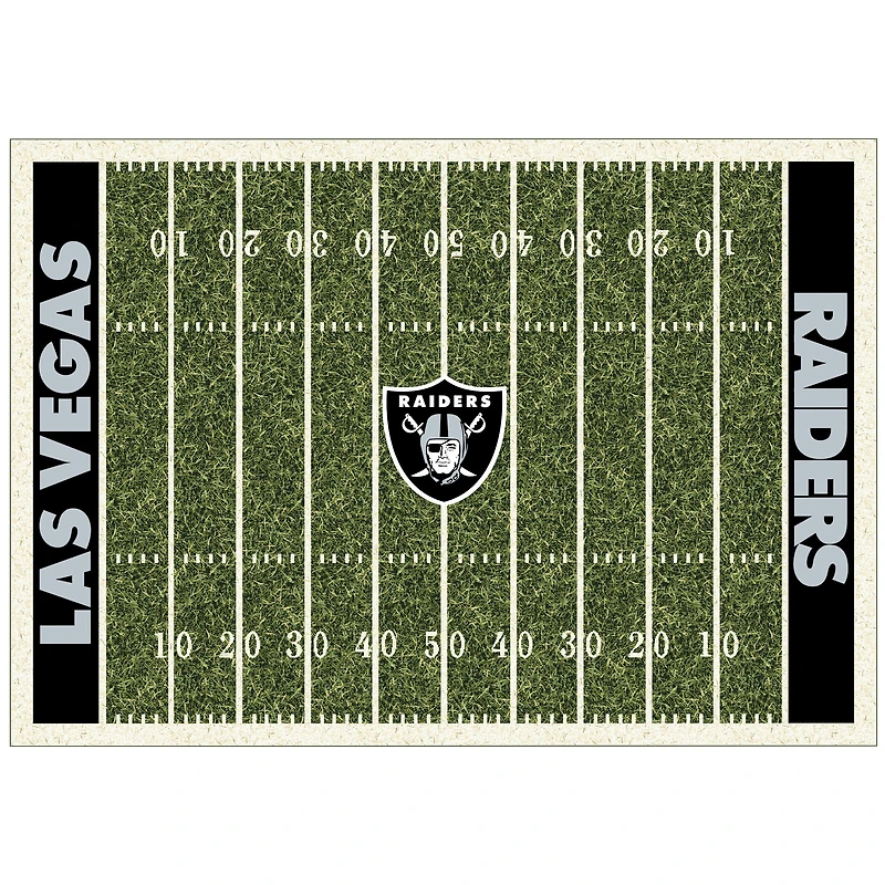 Imperial Las Vegas Raiders 5'4'' x 7'8'' Home Field Rug