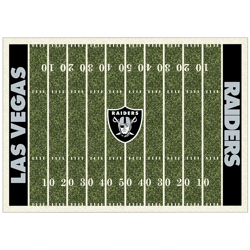 Imperial Las Vegas Raiders 7'8'' x 10'9'' Home Field Rug