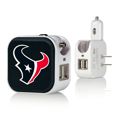 Houston Texans Solid Design USB Charger