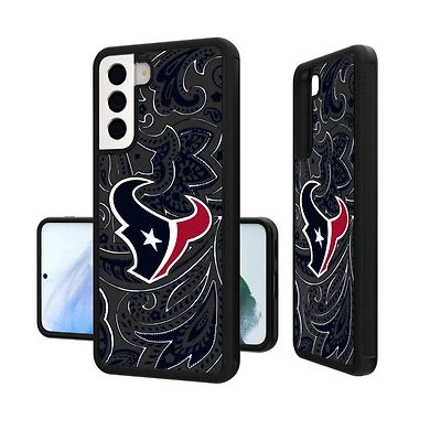 Houston Texans Galaxy Paisley Design Bump Case