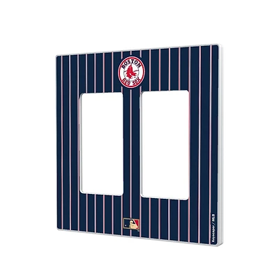 Boston Red Sox 1976-2008 Cooperstown Pinstripe Double Rocker Light Switch Plate