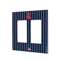 Boston Red Sox 1924-1960 Cooperstown Pinstripe Double Rocker Light Switch Plate