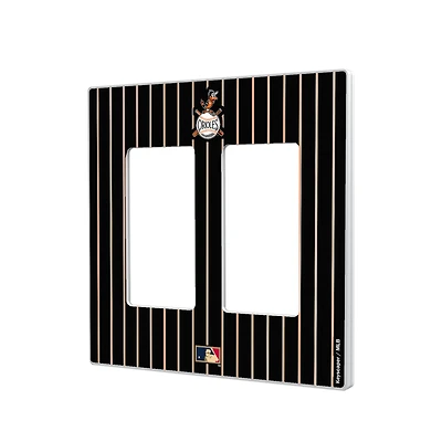 Baltimore Orioles 1954-1963 Cooperstown Pinstripe Double Rocker Light Switch Plate