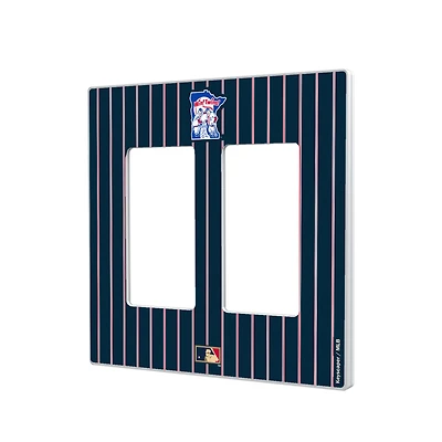 Minnesota Twins 1976-1986 Cooperstown Pinstripe Double Rocker Light Switch Plate