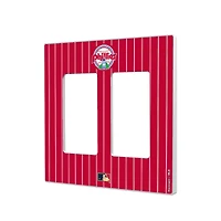 Philadelphia Phillies 1984-1991 Cooperstown Pinstripe Double Rocker Light Switch Plate