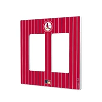 St. Louis Cardinals 1966-1997 Cooperstown Pinstripe Double Rocker Light Switch Plate