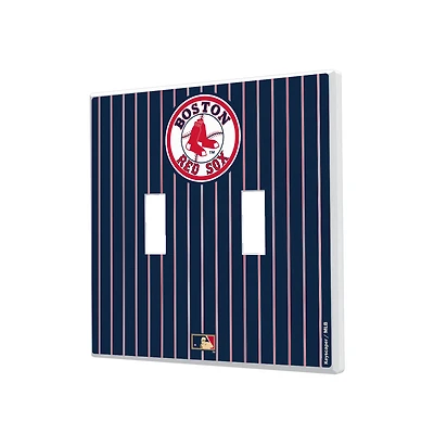 Boston Red Sox - Cooperstown Pinstripe Double Toggle Light Switch Plate