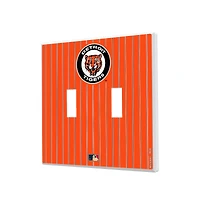 Detroit Tigers 1961-1963 Cooperstown Pinstripe Double Toggle Light Switch Plate