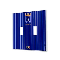 Kansas City Royals 1969-1978 Cooperstown Pinstripe Double Toggle Light Switch Plate