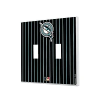 Miami Marlins 1993-2011 Cooperstown Pinstripe Double Toggle Light Switch Plate