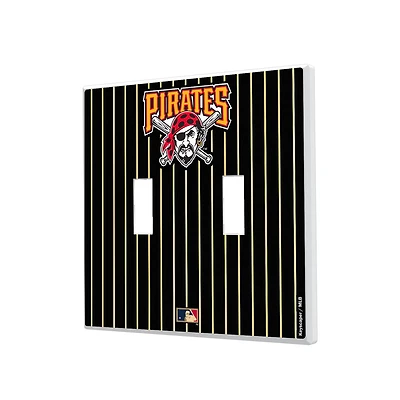 Pittsburgh Pirates - Cooperstown Pinstripe Double Toggle Light Switch Plate