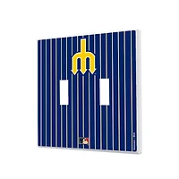 Seattle Mariners - Cooperstown Pinstripe Double Toggle Light Switch Plate