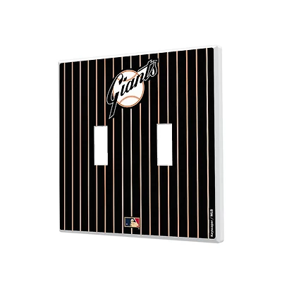 San Francisco Giants 1958-1967 Cooperstown Pinstripe Double Toggle Light Switch Plate