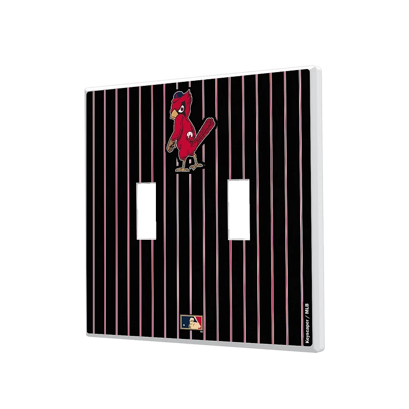 St. Louis Cardinals - Cooperstown Pinstripe Double Toggle Light Switch Plate