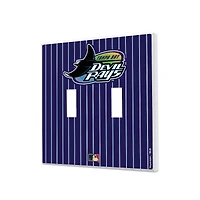 Tampa Bay Rays 1998-2000 Cooperstown Pinstripe Double Toggle Light Switch Plate