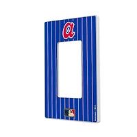 Atlanta Braves Cooperstown Pinstripe Single Rocker Light Switch Plate