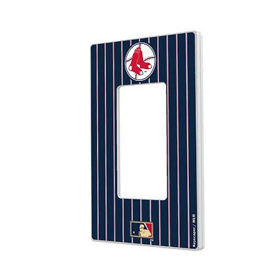 Boston Red Sox 1970-1975 Cooperstown Pinstripe Single Rocker Light Switch Plate