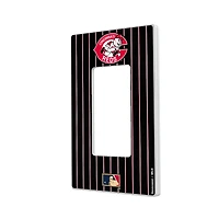 Cincinnati Reds 1978-1992 Cooperstown Pinstripe Single Rocker Light Switch Plate