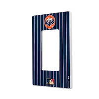 Houston Astros 1977-1998 Cooperstown Pinstripe Single Rocker Light Switch Plate
