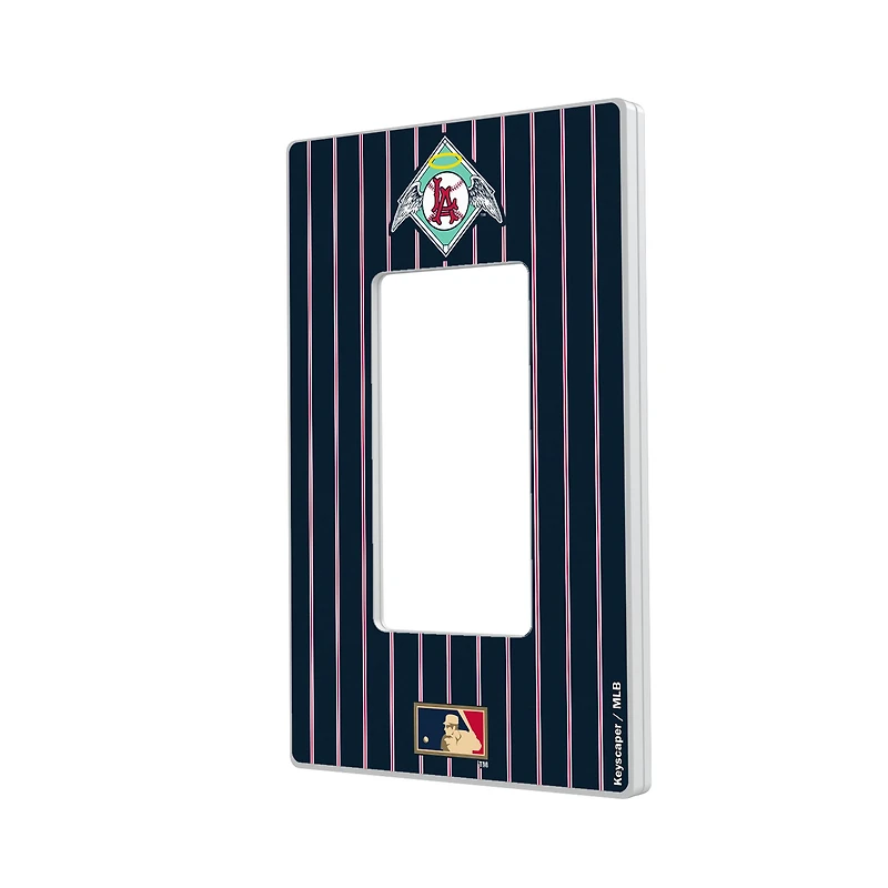 Los Angeles Angels 1961-1965 Cooperstown Pinstripe Single Rocker Light Switch Plate