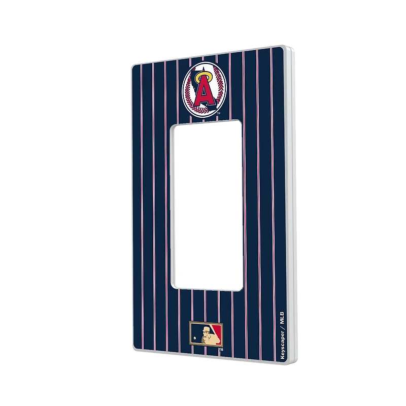 Los Angeles Angels - Cooperstown Pinstripe Single Rocker Light Switch Plate