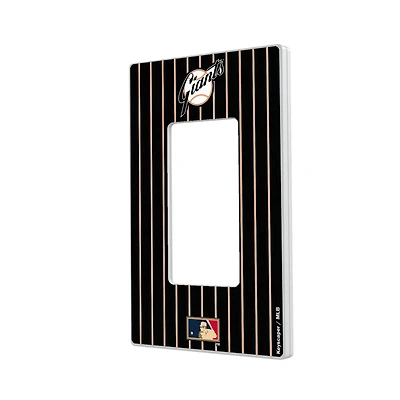 San Francisco Giants 1958-1967 Cooperstown Pinstripe Single Rocker Light Switch Plate