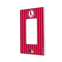 St. Louis Cardinals 1966-1997 Cooperstown Pinstripe Single Rocker Light Switch Plate