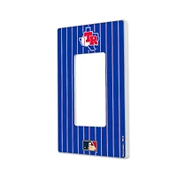 Texas Rangers 1981-1983 Cooperstown Pinstripe Single Rocker Light Switch Plate
