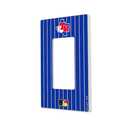 Texas Rangers 1981-1983 Cooperstown Pinstripe Single Rocker Light Switch Plate