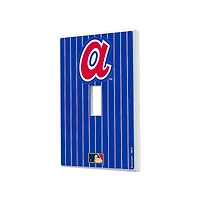 Atlanta Braves Cooperstown Pinstripe Single Toggle Light Switch Plate