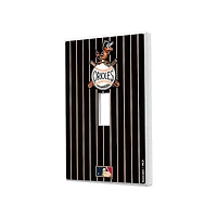 Baltimore Orioles 1954-1963 Cooperstown Pinstripe Single Toggle Light Switch Plate