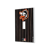 Baltimore Orioles - Cooperstown Pinstripe Single Toggle Light Switch Plate