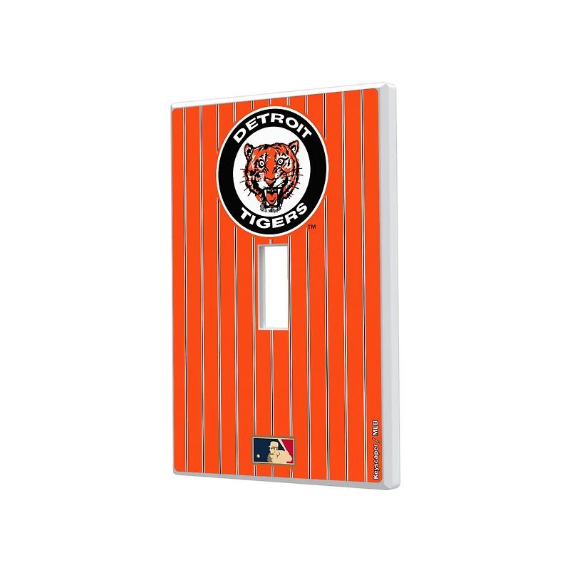 Detroit Tigers 1961-1963 Cooperstown Pinstripe Single Toggle Light Switch Plate